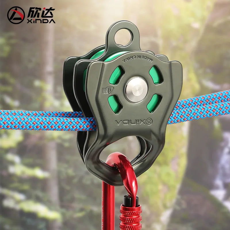 Double Pulley &ndash; Ball Bearing Smooth Operation For Climbing