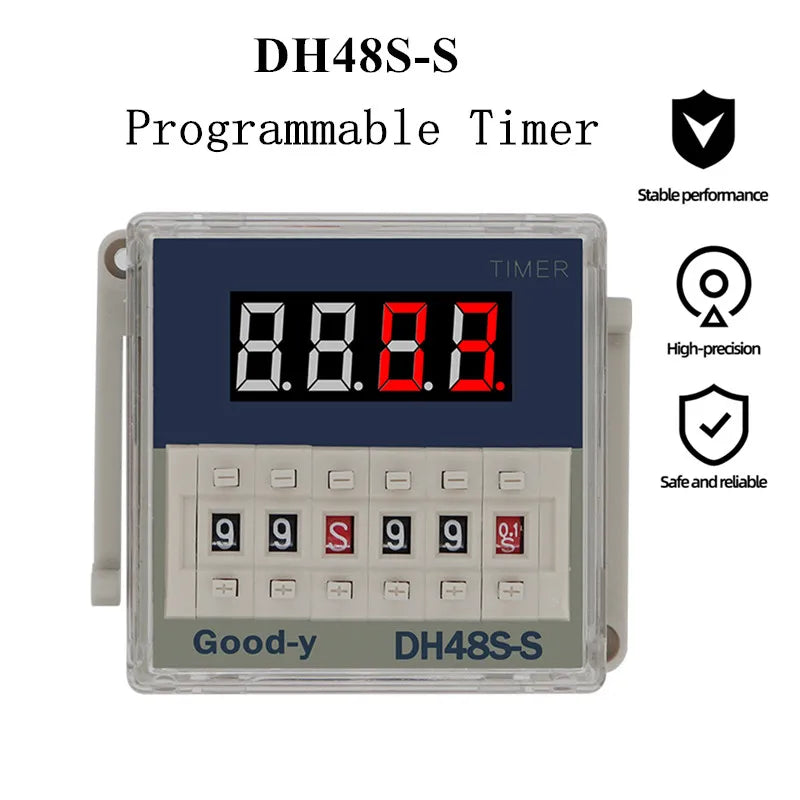 DH48S-S Timer LCD Display Time Control &ndash; Programmable Delay