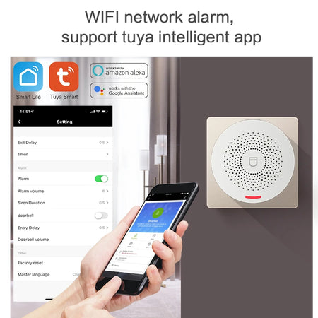 Tuya Smart Home Security Alarm Hub Kit &ndash; Sound Alerts