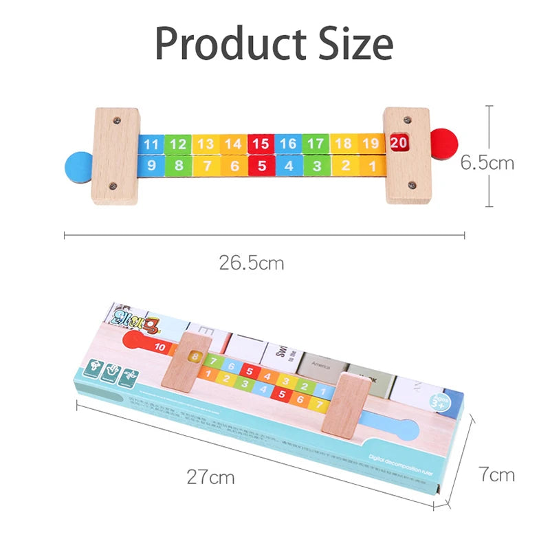 Brozebra BOS10080 Math Toys &ndash; Montessori Addition Aid