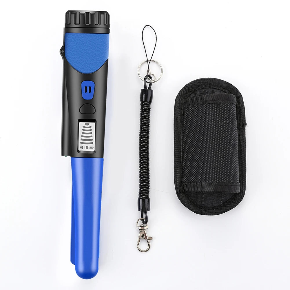 Portable Metal Detector &ndash; Waterproof 360 Degree Side Scan blue