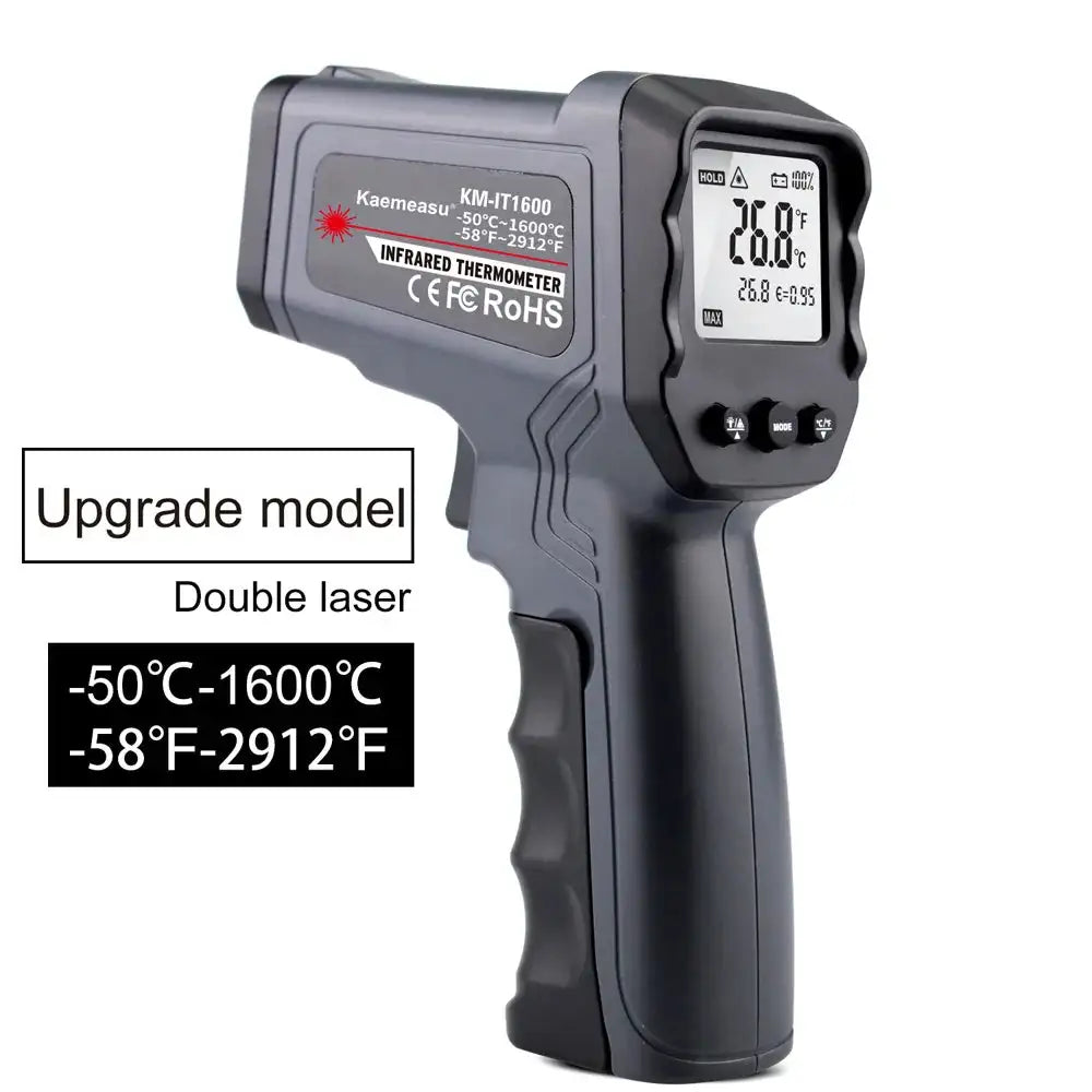 Kaemeasu Handheld Infrared Thermometer Noncontact Laser 1600-Upgrade model