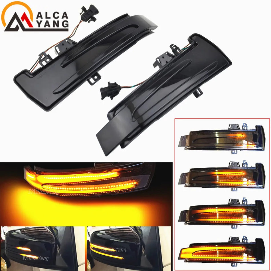 Динамични LED мигачи за странични огледала за Mercedes-Benz W204 W212 W176 CLS