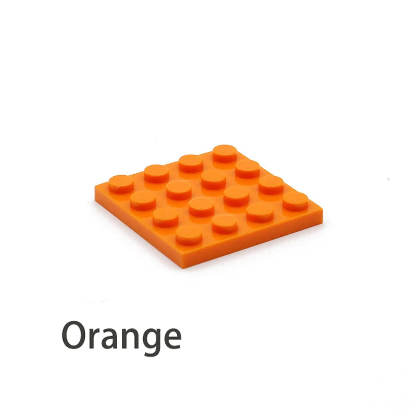 APAN SAPIOBricks 150pcs Thin 4x4 12 Colors - Educational Orange 150PCS