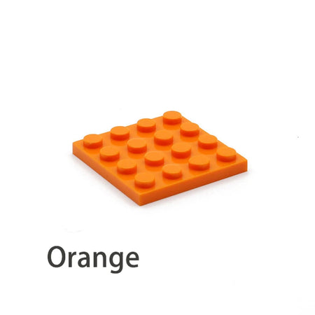 APAN SAPIOBricks 150pcs Thin 4x4 12 Colors - Educational Orange 150PCS