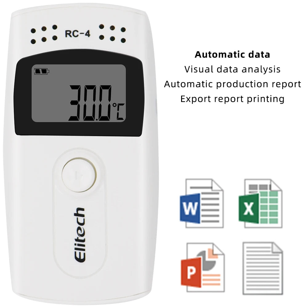 RC-4 Temperature Data Logger &ndash; 16000 Point USB Recorder