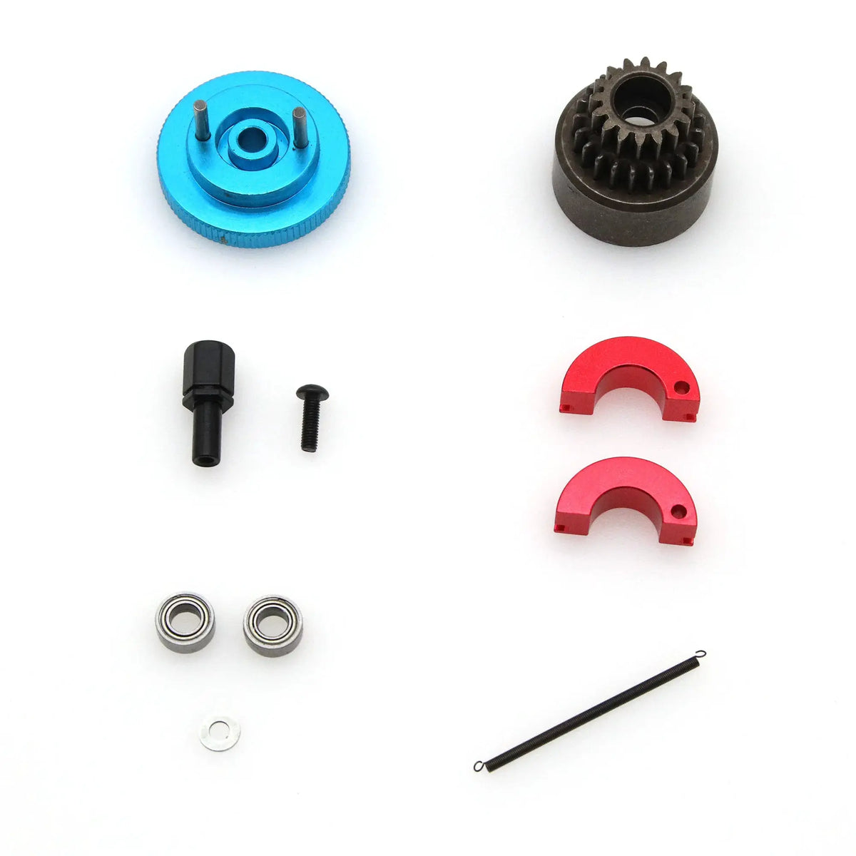 RC 14T / 16T-21T Gear Two Speed Clutch Set Bell Springs Flywheel Bearings Axle Engine Nut For 1/8 1/10 HSP RC Nitro Engine Car by InterCyprus Trading Ltd