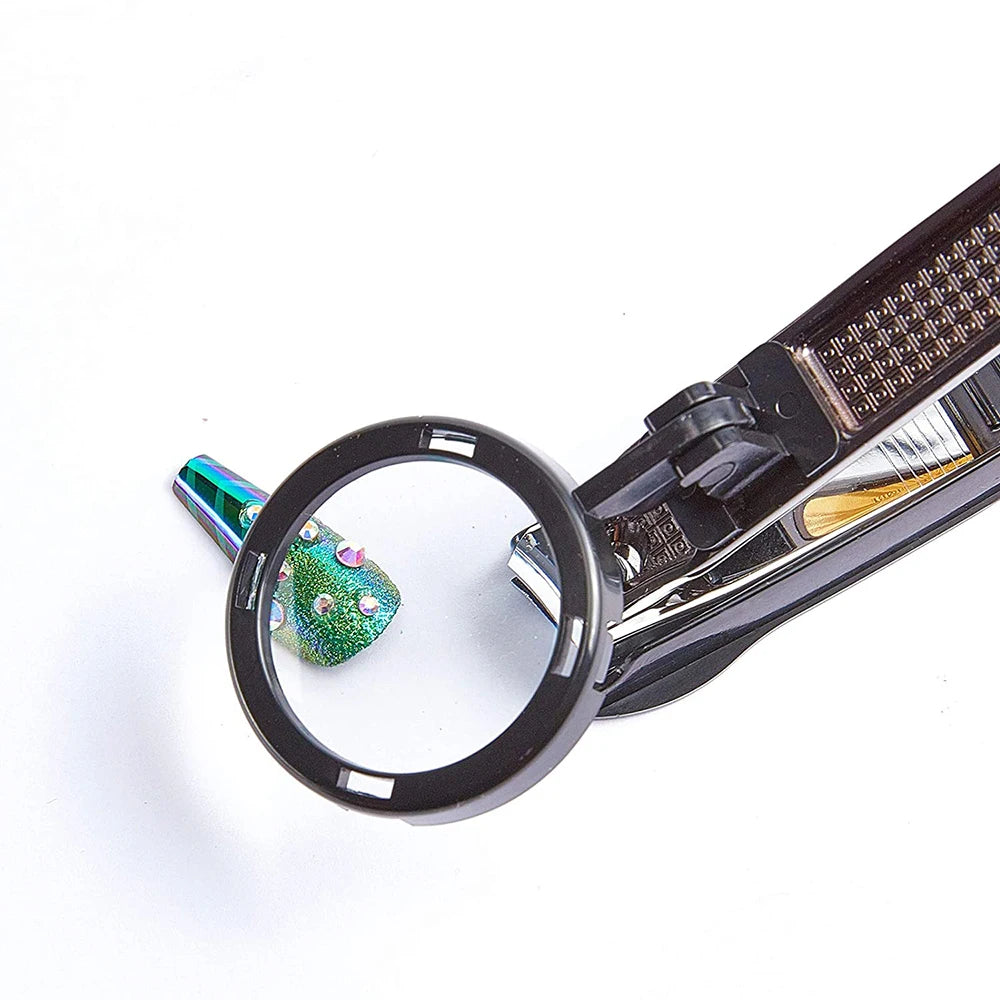 Magnifying Glass Nail Clippers - Ultra Sharp Steel Pro