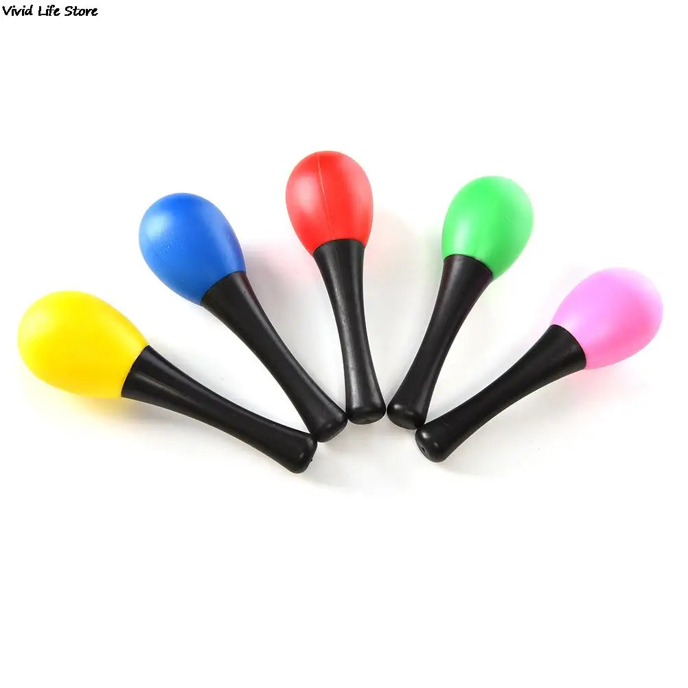 Plastic Sand Hammer Maraca Rattle Shaker &ndash; Fun Music Toy
