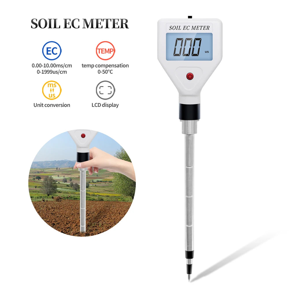 EC-98361 Digital Soil Meter - LCD Display For Moisture