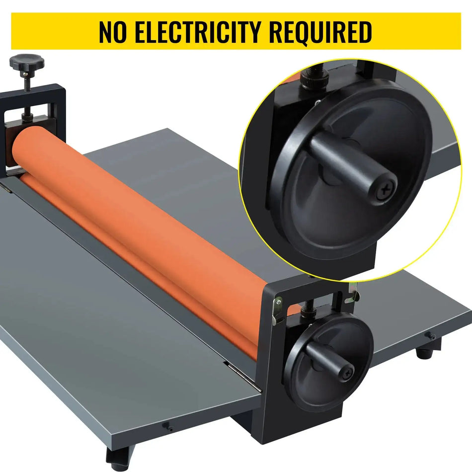 Manual Cold Roll Laminator 25.6x1 A3 A4 Documents