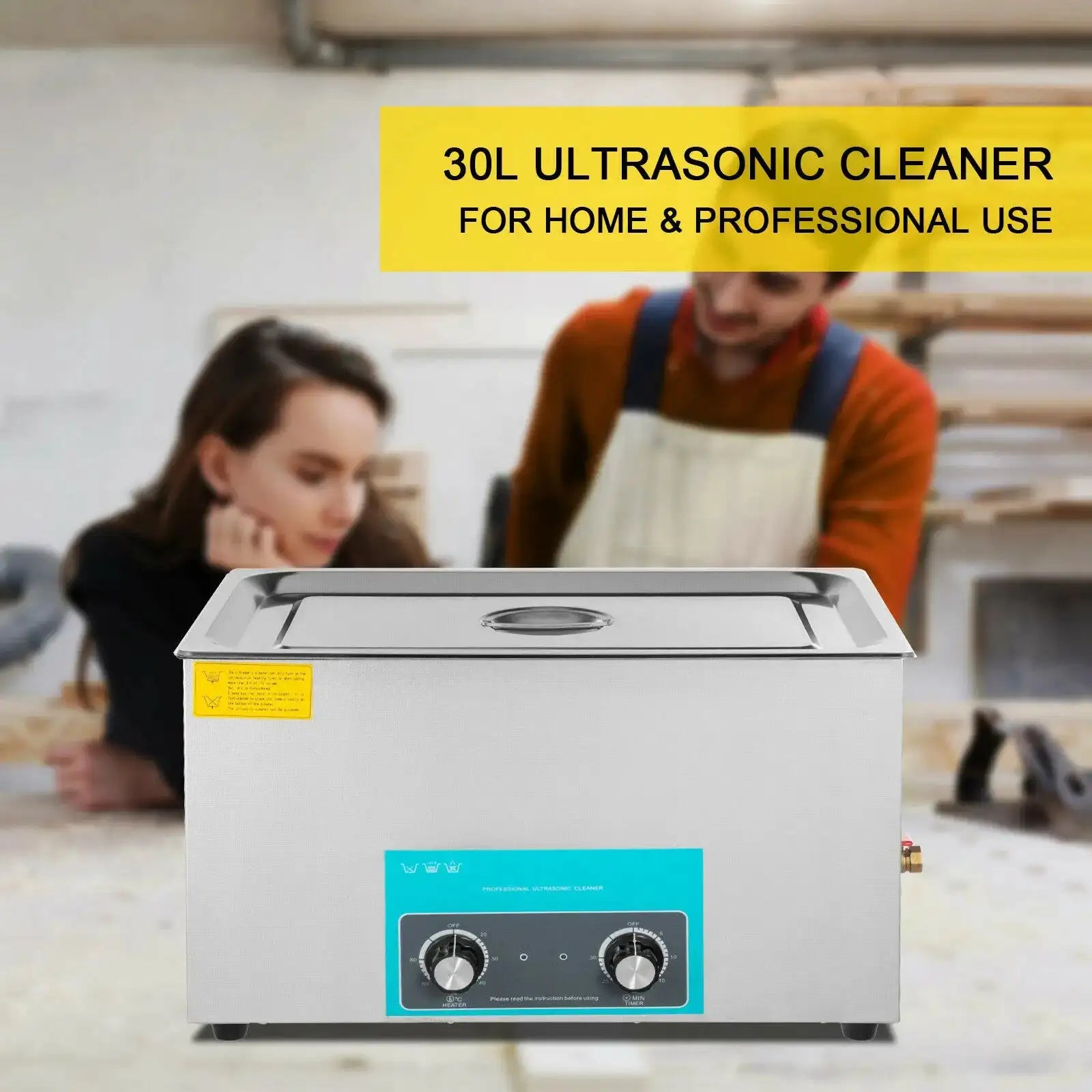 Portable Ultrasonic Cleaner 2To30L Electric For Home Office