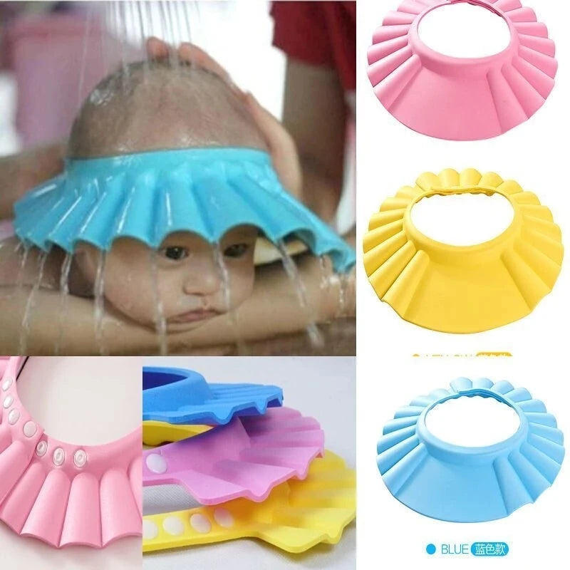 🟠 Новая детская безопасная шампунь для душа шампа детские умывающие волосы щит регулируемый эластичный шампунь -шампунь детская шампунь щит для ванны крышка головы