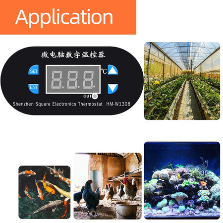 W1308 Digital Temperature Controller &ndash; Dual Voltage