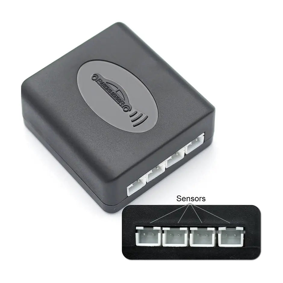4 Pc Car Parking Sensors 13MM Flat ABS Reverse Backup Alarm Kit by InterCyprus Trading Ltd