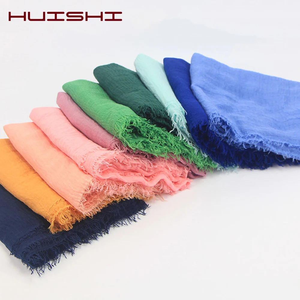 HUISHI Scarf &ndash; Versatile Bubble Cotton Wrap