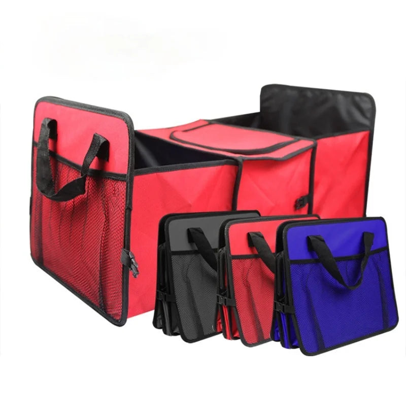 NarzrIe Universal Car Trunk Organizer - Soft Felt Multi-Pocket Storage Box