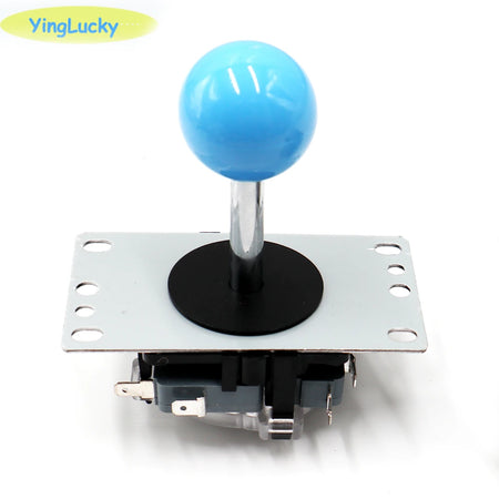 YingLucky Y-10 Arcade Joystick &ndash; Durable 4/8 Way Fighting Stick Parts With a  blue ball