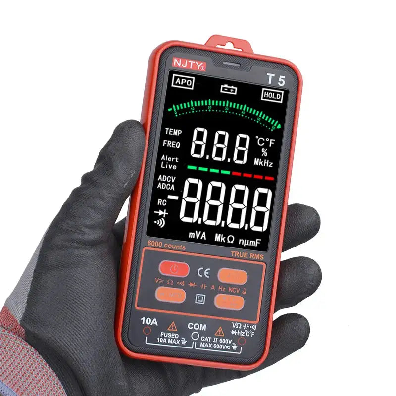 NJTY T5 Automotive Multimeter True RMS NCV Tester Voltage