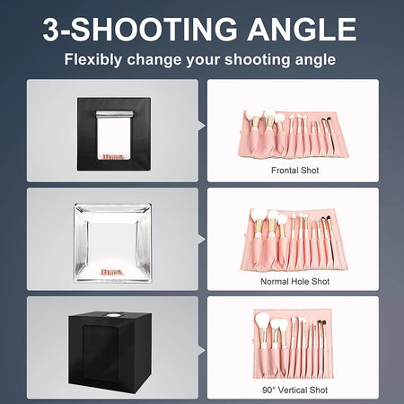 Photo Studio Light Box 16x16in - Adjustable Brightness