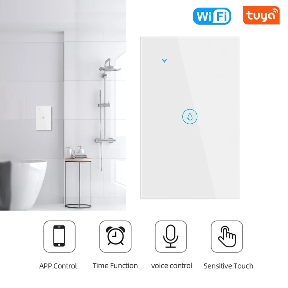 🟠 Andeli WiFi Smart Boiler Switch 20A 4400W Θερμαντήρας Water Smart Life Tuya App App App Control Alexa Echo Google Home Voice Control