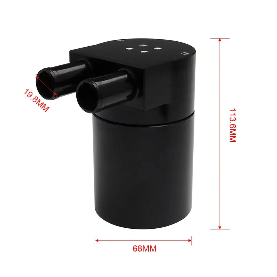Universal Car Engine Reservior Oil Catch Can Tank Aluminum Alloy High Polished Fit For BMW N54 335 by InterCyprus Trading Ltd