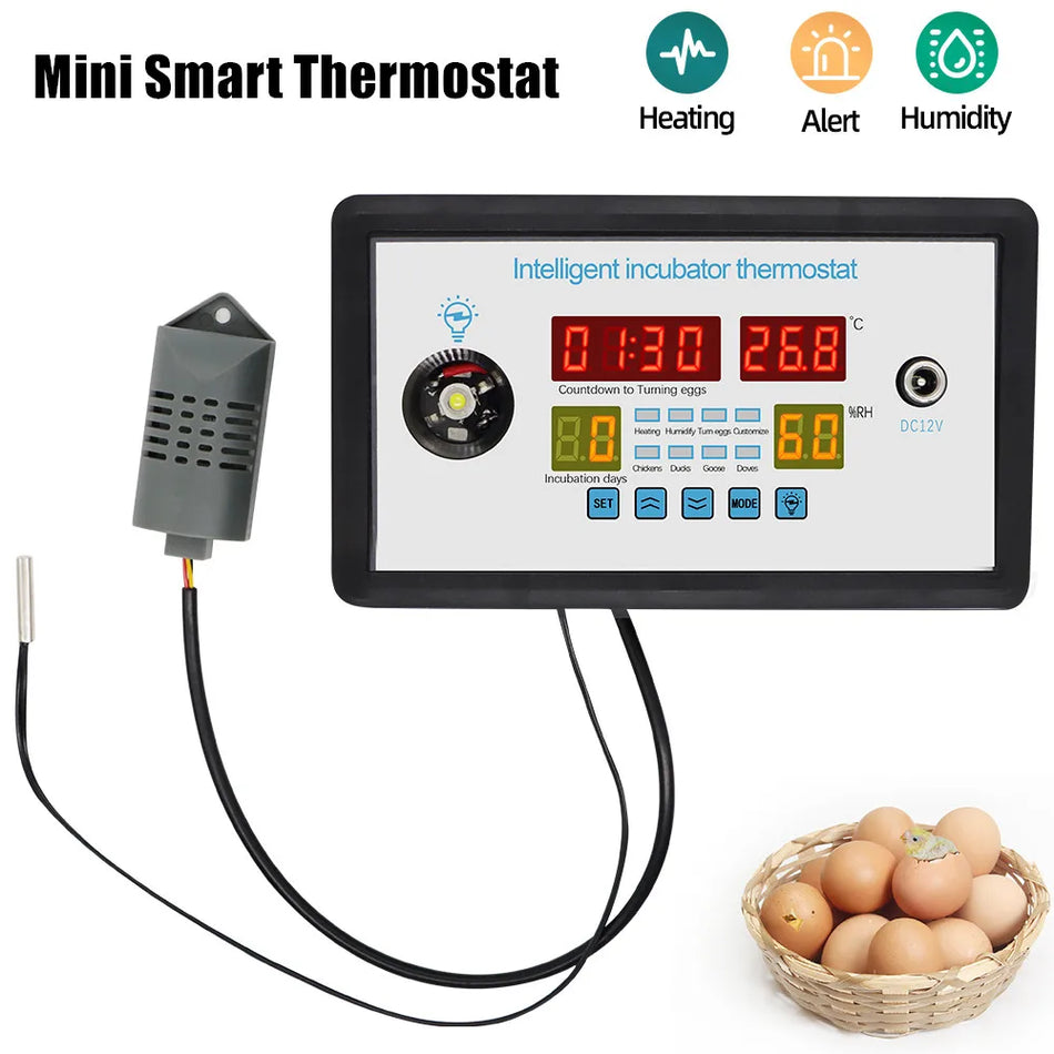 12V/220V Mini Smart Thermostat &ndash; Automatic Incubator 12V