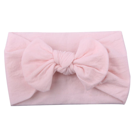 Cute Baby Girl Bowknot Headband - Soft Elastic Hair Accessory for Newborns and Toddlers 6