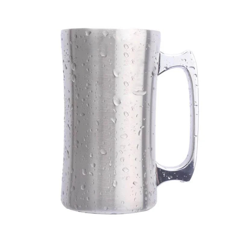 Insulated Stainless Steel 20oz Beer Mug &ndash; Double Wall 560ml / 501-600ml
