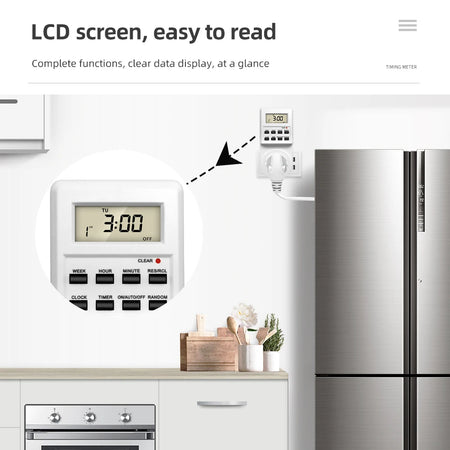 TM03 Digital Timer Socket - 24H Programmable Outlet