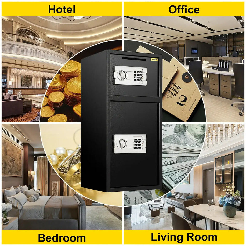 33 Inch Double Door Safe Box With Electronic Lock