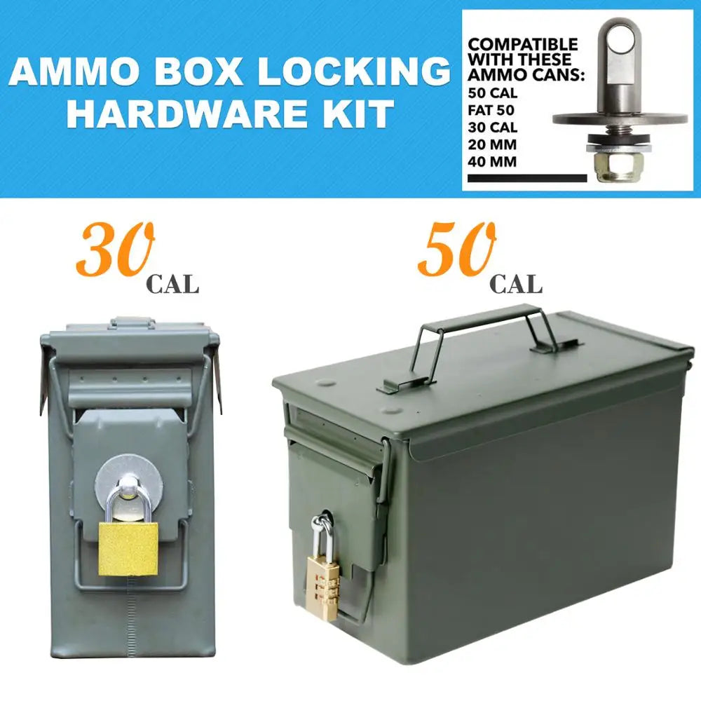 Bolt 50 Cal Ammo Can Steel Gun Lock &ndash; Secure Locking