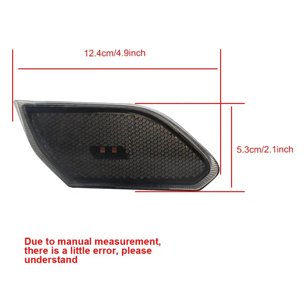 LED Front Side Marker Light for Jeep Wrangler JL 2018-2023 Turn Signal Lights Front Fender Lamp by InterCyprus Trading Ltd