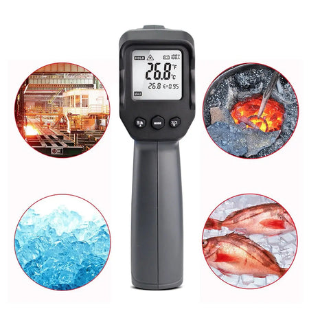 Kaemeasu Handheld Infrared Thermometer Noncontact Laser