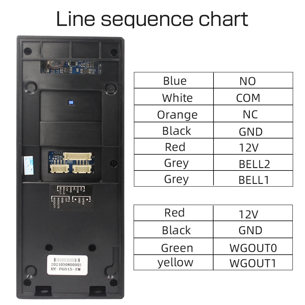 F601S &ndash; Biometric Fingerprint Access Keypad With Attendance