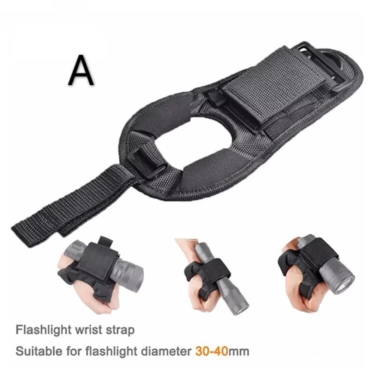2020 Underwater Scuba Diving LED Torch Holder Wrist Strap