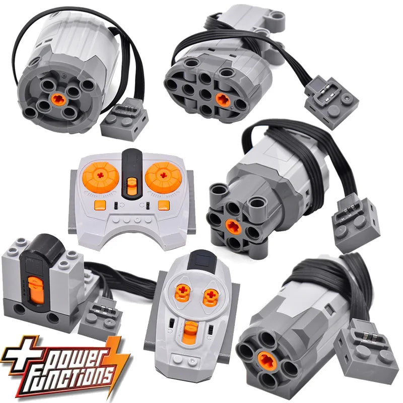 High-tech Power Function Extension Wire for DIY Car &amp; Truck Models