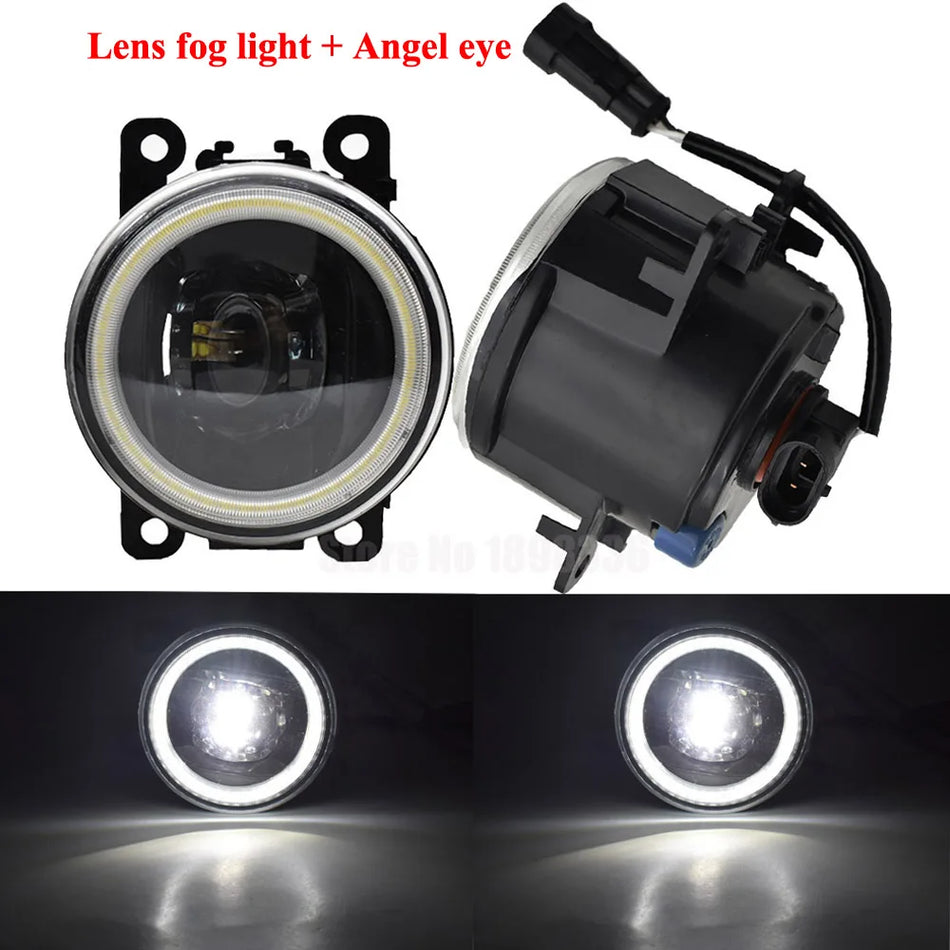 LED miglas gaismas montāža ar eņģeļa aci Nissan Pathfinder R51