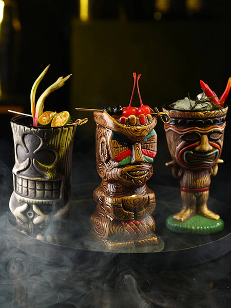Hawaii Tiki Mug Ceramic - Eco Friendly Cocktail Cup