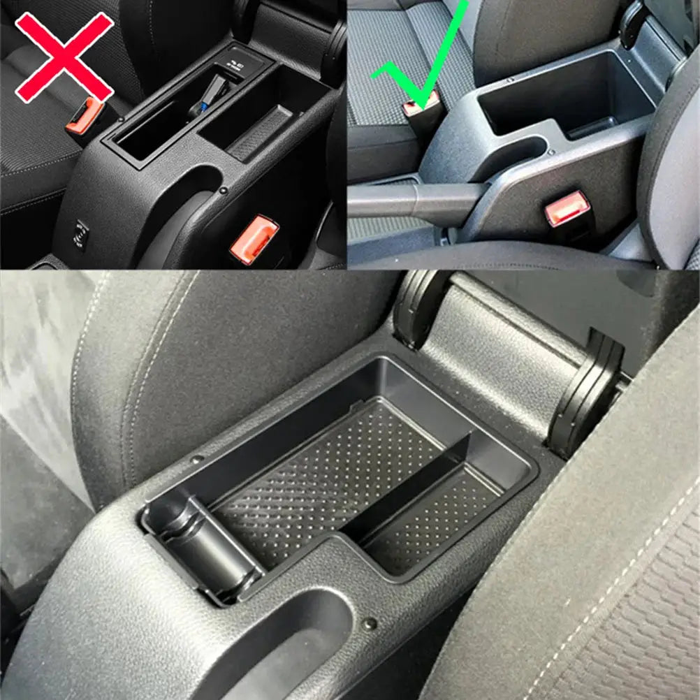 For Volkswagen VW Golf MK6 / Scirocco / Jetta MK5 Armrest Storage Box Center Console Organizer Glove Tray Phone Holder Case Bin by InterCyprus Trading Ltd