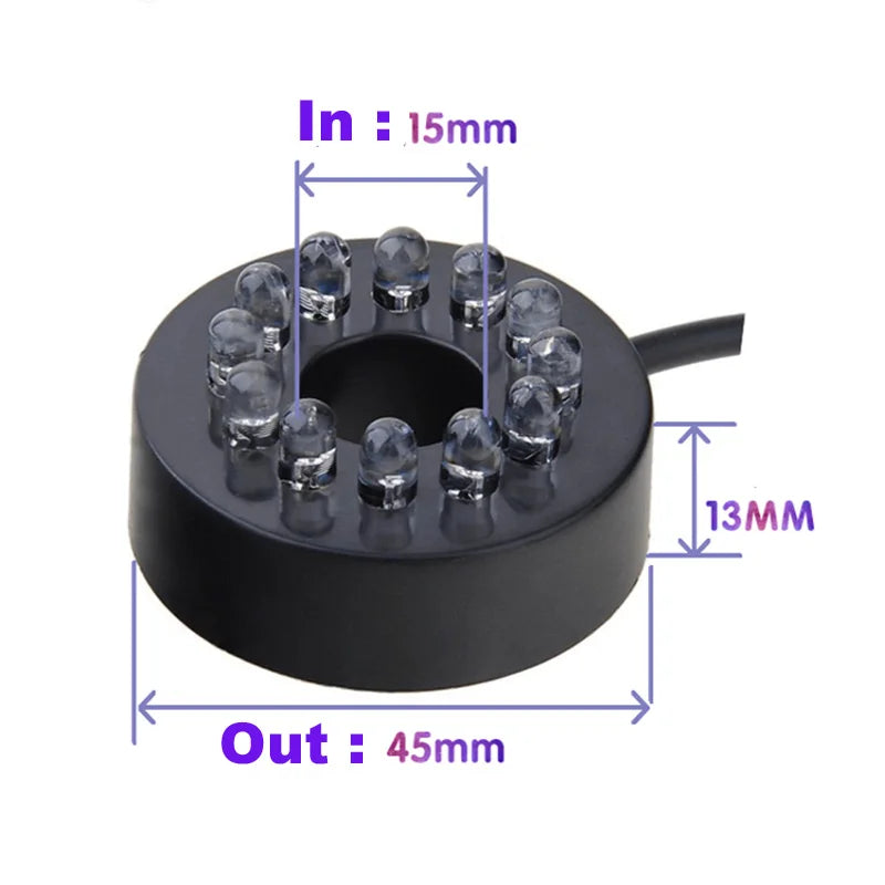 MEMEOKON Underwater LED Circle Light &ndash; IP68 Waterproof