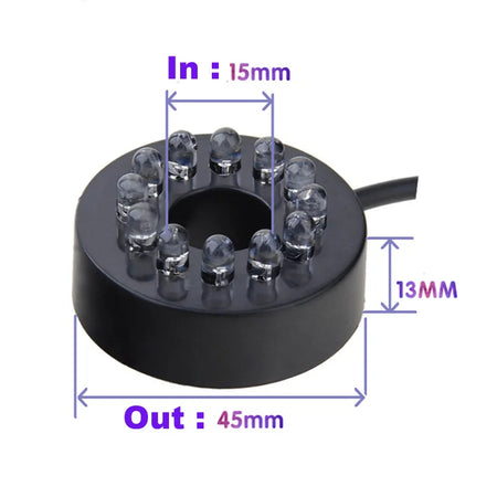 MEMEOKON Underwater LED Circle Light &ndash; IP68 Waterproof