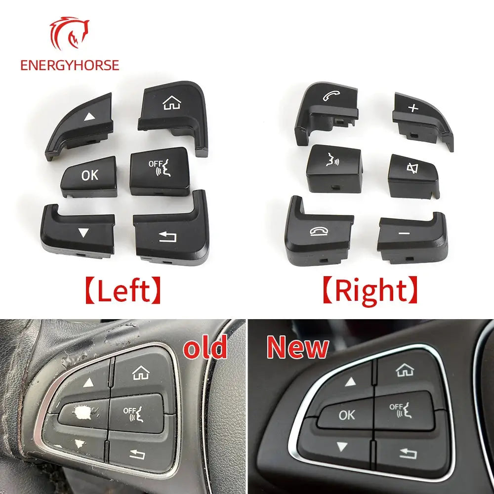 For Mercedes W205 C ClassSteering Wheel Buttons Switch For Benz W253 GLC Multi-function Switch For Car Steering Wheel 0999050200 by InterCyprus Trading Ltd