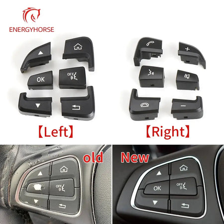 For Mercedes W205 C ClassSteering Wheel Buttons Switch For Benz W253 GLC Multi-function Switch For Car Steering Wheel 0999050200 by InterCyprus Trading Ltd