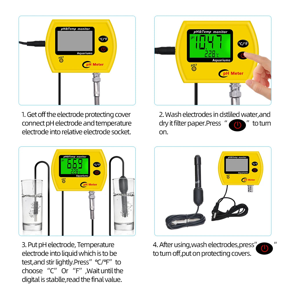 PH-991 PH Meter Tester Durable Acidimeter &ndash; Water Monitor