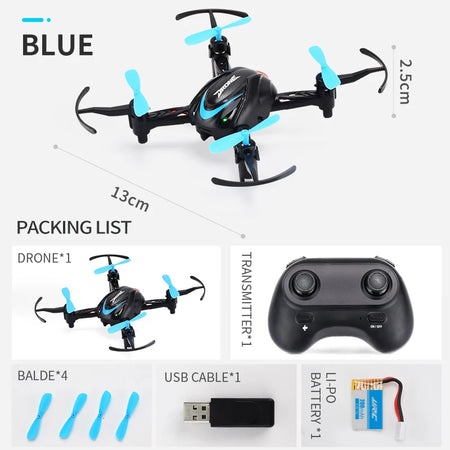 JJRC H48 Mini Drone &ndash; Gesture Sensitive Control Blue 1 Battery