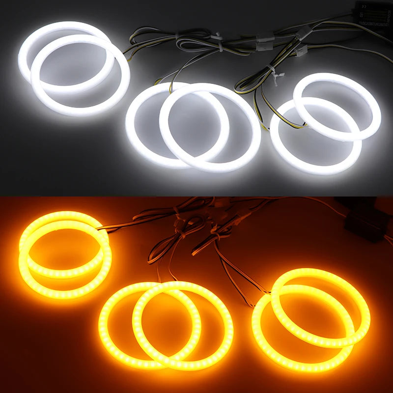 Anneaux LED Angel Eyes avec double couleur pour Alfa Romeo Brera 159 Spider