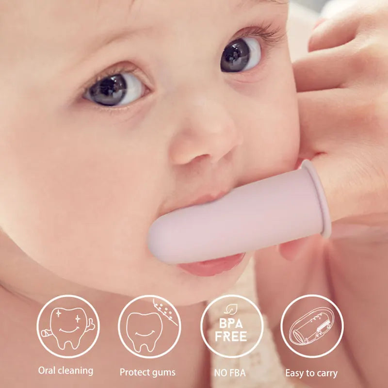Children's Silicone Finger Toothbrush for Healthy Oral Care