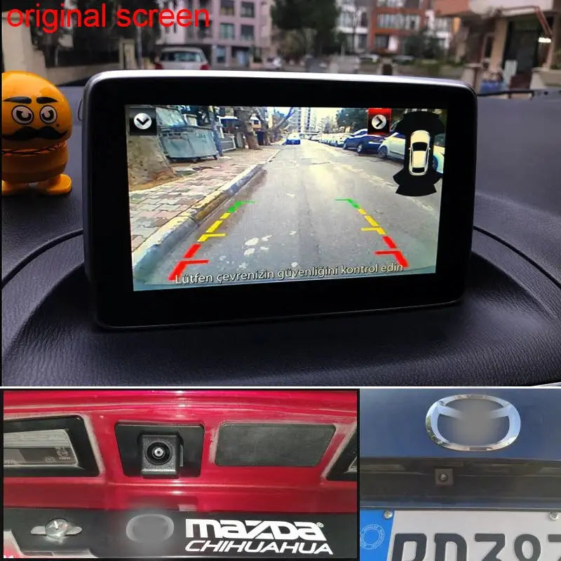 For Mazda 3 Mazda3 Axela BM BN Sedan 2014~2018 Car Rear View Reverse Camera For OEM Original Display Compatible Plug and Play by InterCyprus Trading Ltd