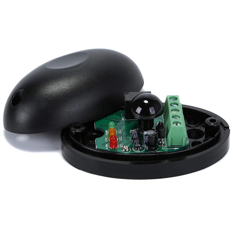 12V/24V Egg Shape Active Infrared Beam Sensor Barrier Detector With 2 photocells For Window Door Garage Door Gates